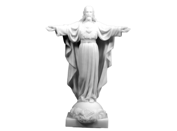 Sacré-Coeur de Montmartre - Statue en albâtre 20cm -Blanc