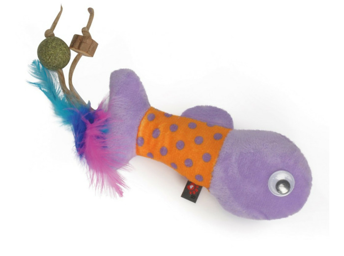 Jouet chat, Peluche POISSON + Matatabi - 12cm