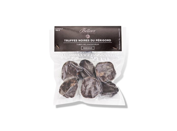 Truffes noires TUBER MELANOSPORUM surgelées Morceaux