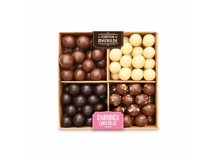 Coffret Enrobés Chocolat Assortiment de Perles