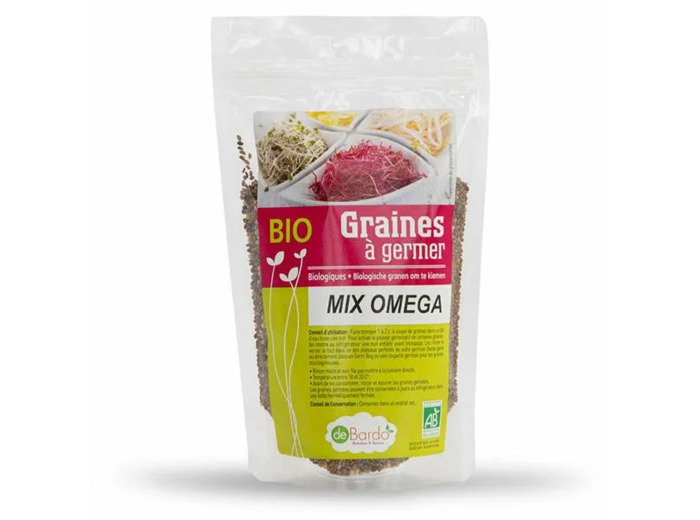 Mix de graines à germer Oméga Bio-200g-DeBardo