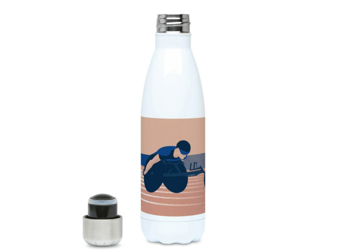 Gourde isotherme Athlétisme Handisport "Paralympics" - Personnalisable
