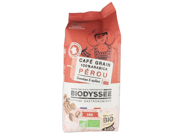 Café Grain 100% Pérou 1kg Bio