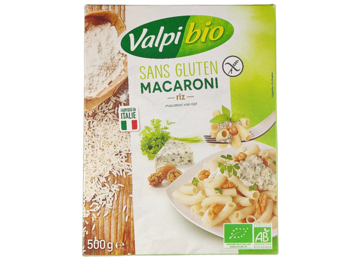 Macaroni de Riz Sans Gluten Bio 500g