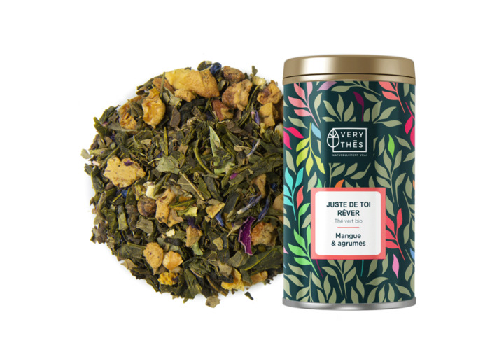 Thé vert bio Juste de Toi Rêver, mangue et agrumes