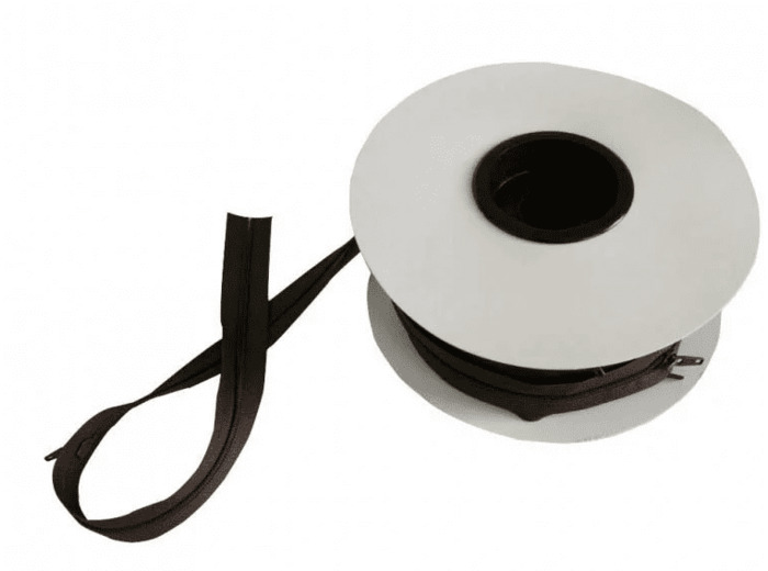 Rouleau de fermeture à glissière 5mm marron 294 25m H21411