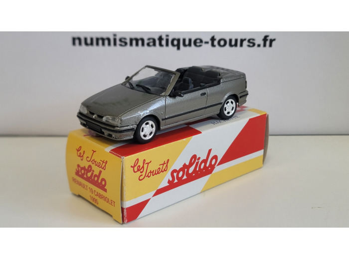 RENAULT 19 CABRIOLET 1995 SOLIDO 1/43 BOITE D'ORIGINE