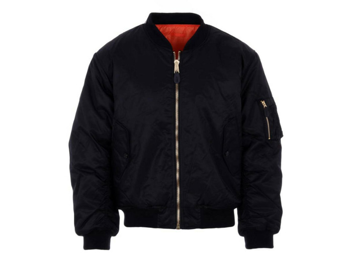 Blouson de pilote Bomber MA-1 (noir)