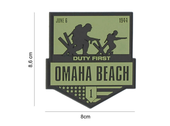 Patch 3D PVC Omaha Beach
