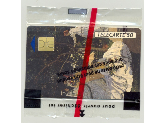 TELECARTE NSB 50 UNITE 07/91 NIVEA TABLEAU DE MONET EN115