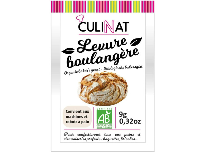 Levure boulangere deshydratee 3x9g Culinat
