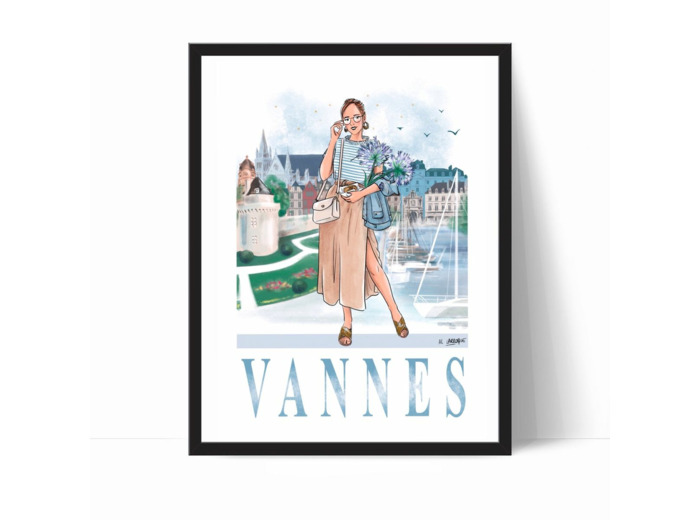 Vannes - affiche, carte postale