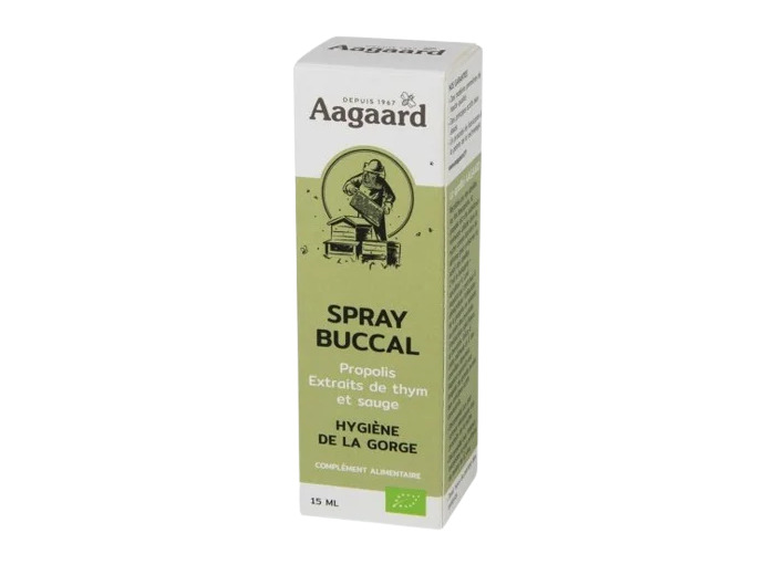 Spray Buccal Propolis hygiène de la gorge-15 ml-Aagaard