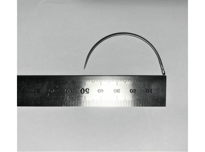 Carrelet courbe 75mm - Chas côté G959-75