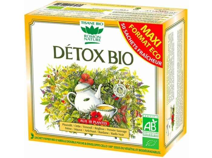 Tisane detox 50x1.6g Romon Nature
