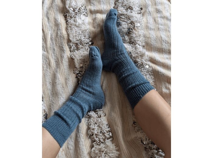 Chaussettes CHILL - 80% mohair / Ecume