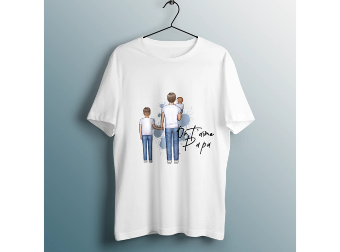 T-shirt personnalisé unisexe : ajoutez texte, photo, logo