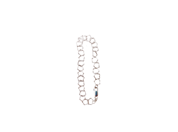 Bracelet en Argent 925 - ETOILES 80  19CM