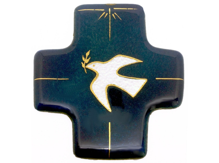 Colombe de la Paix 7,7X8cm - EMAUX DU LIBAN