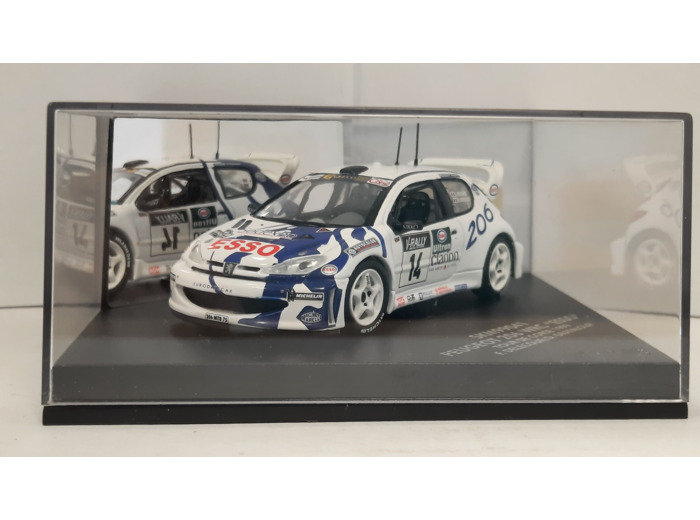 PEUGEOT 206 WRC VITESSE 1/43 BOITE D'ORIGINE