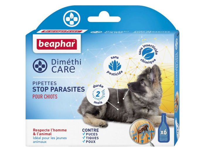 DIMETHICARE Pipettes stop parasites pour chiots