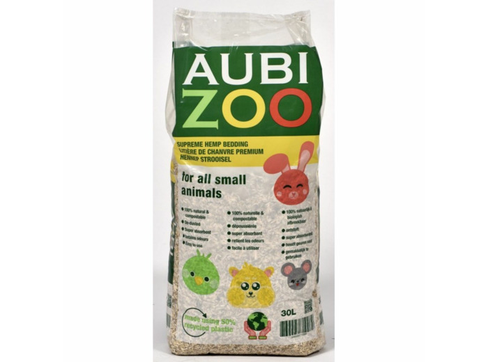 AUBI ZOO Paille de chanvre AUBIZOO 30 litres