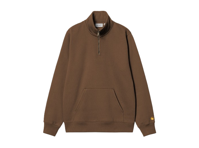 Sweat CARHARTT WIP Chase Neck Zip Chocolate