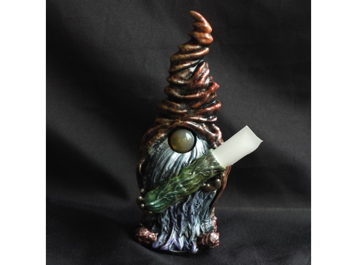 Espiègle porteur de message et sa pierre naturelle