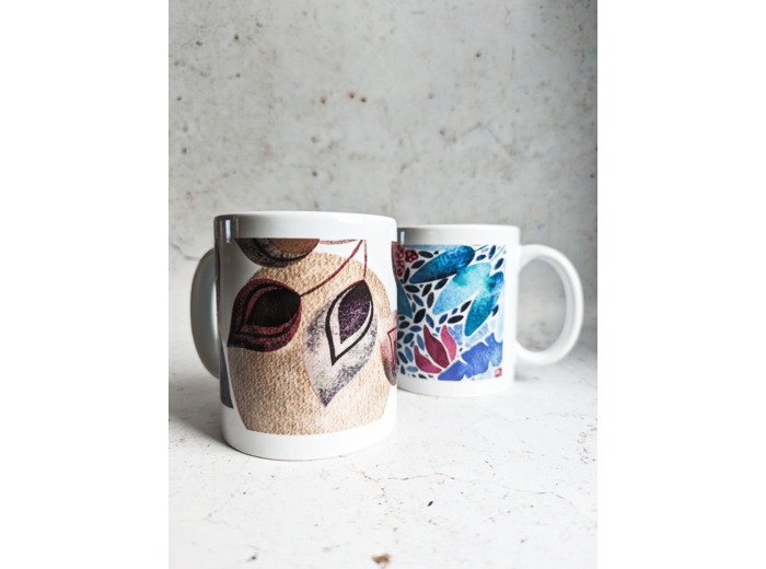 Tasse illustrée