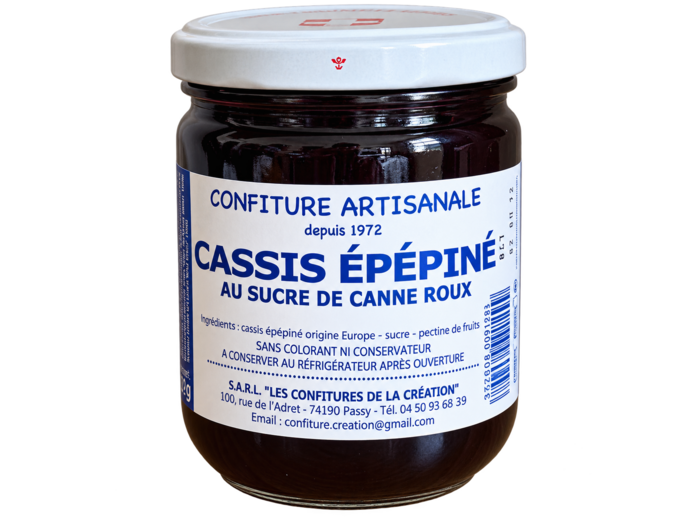 Confiture de Savoie Cassis épépiné