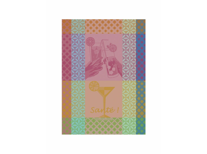 Torchon SANTE COCKTAIL Garnier-Thiebaut