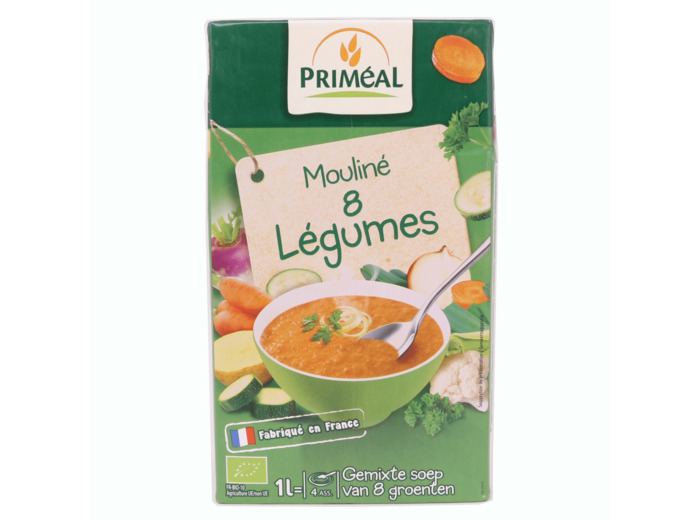 Mouliné 8 Légumes Bio 1L