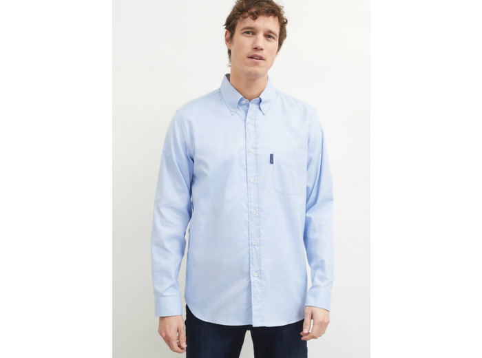 Chemise manches longues Amboise en coton