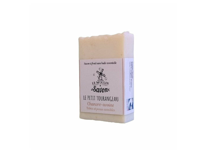 Savon solide-Chanvre Avoine-100g-Le moulin à Savon