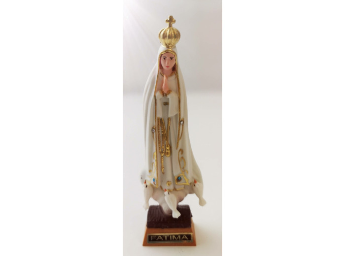 ND DE FATIMA Statue en résine 11cm