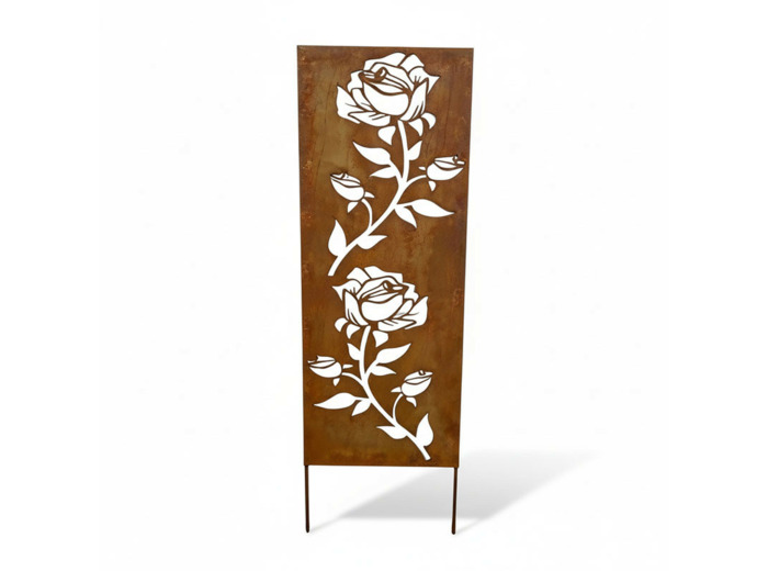 Treillage jardin roses 40x1x130cm