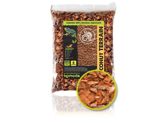 Substrat coco nut terrain 100% naturel pour terrarium - 12L