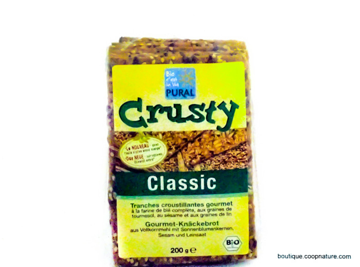 Biscuits Apéritifs Crusty Classic Bio 200g