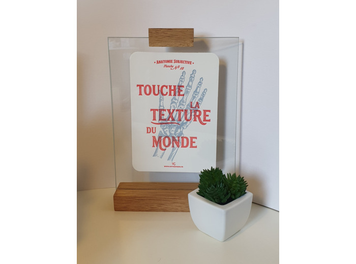 Carte Touche la texture du Monde