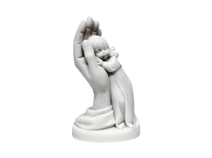 Rêve de Fille - Statue en albâtre 11cm -Blanc