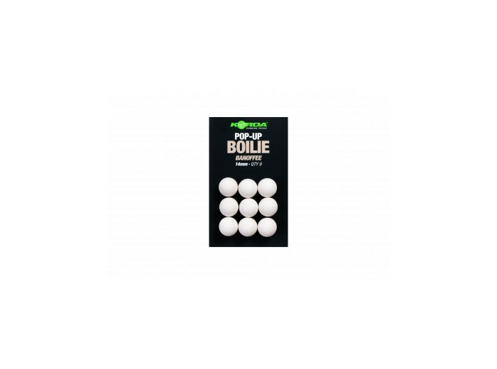 pop up boilie banoffee white