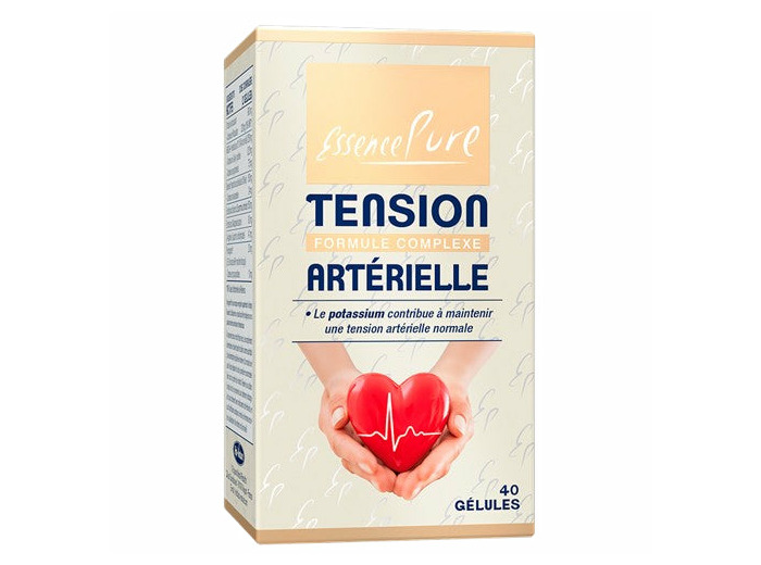 Tension Artérielle 40 Gélules – Ail Noir, Olivier, Potassium – Essence Pure