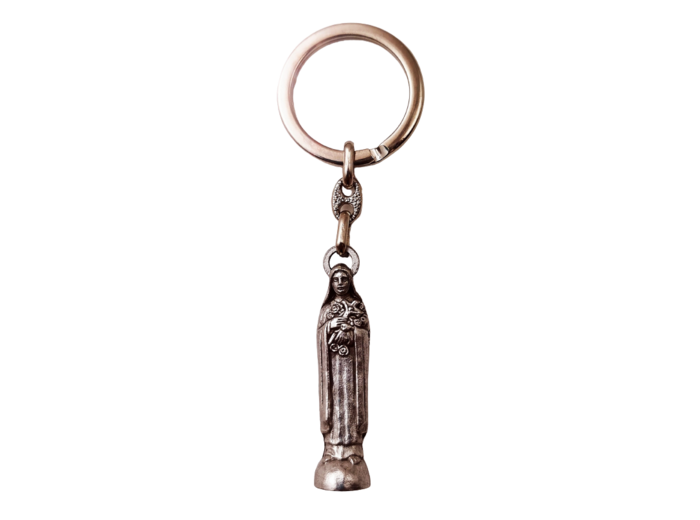 Porte-Clefs ovale métal - SAINTE THERESE