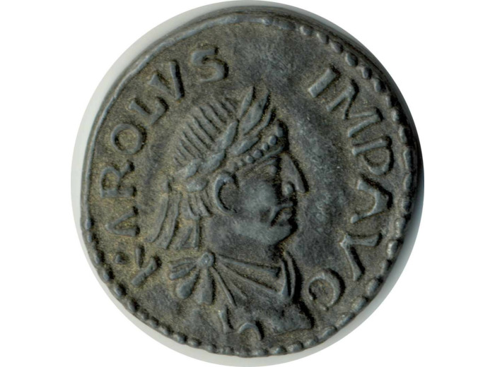 COLLECTION BP 5 TRESOR DES ROIS DE FRANCE CHARLEMAGNE DENIER SUP-