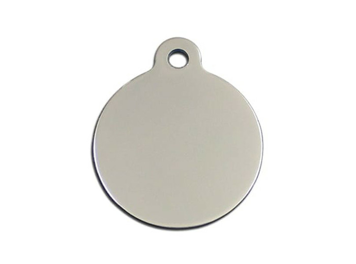 Grand rond chrome - 3x4cm