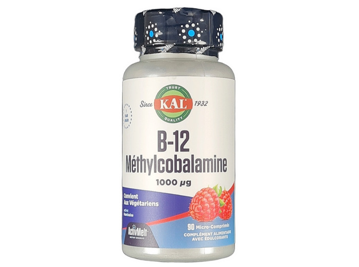 B-12 Méthylcobalamine 1000 µg 90 Micro-Comprimés