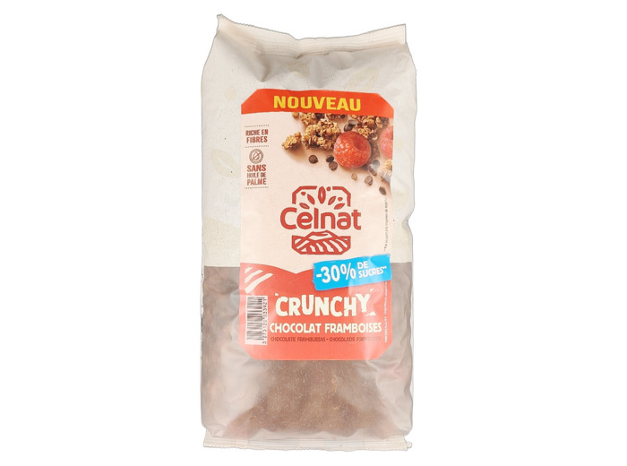 Crunchy Chocolat Framboises 400g Bio