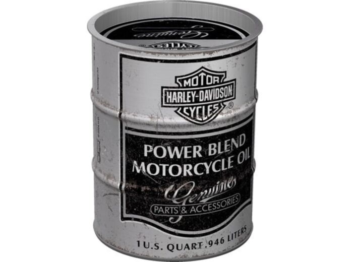 Tirelire Rétro Harley-Davidson – Power Blend Oil