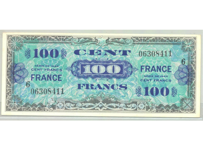FRANCE 100 FRANCS Type FRANCE 1945 SERIE 6 SUP 411