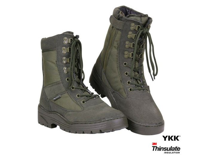 Chaussures rangers tactiques zippées – Déstockage second choix 24,95€
